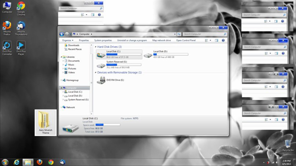 Aero Silverish for Windows 7 themes