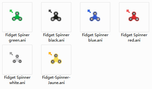Fidget Spinners Mouse Cursors