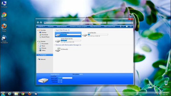 Aero Blueish 2.0 (Squared) for Windows 7 themes