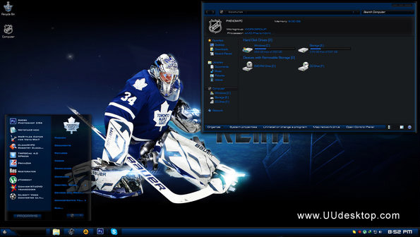 Toronto Maple Leafs for computer desktop themes