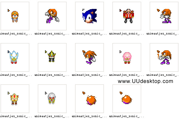 Free Sonic Part 1 Mouse Cursors download