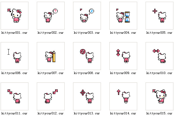 Hellokitty cursor for windows