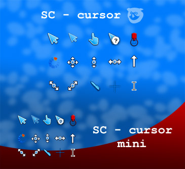 Blue Sc-cursor for Windows Cursors