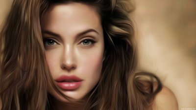 Angelina Jolie Look Art 1920x1080 hd wallpaper