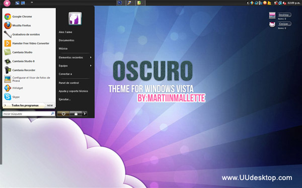Oscuro theme for windows vista download