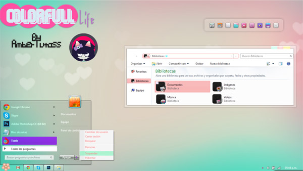 Colorfull life for Windows 7 themes