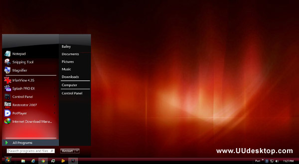 Red 8 theme for windows 8 download