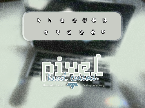 Pixel Hand Cursors