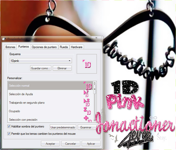 1D PINK for windows cursors