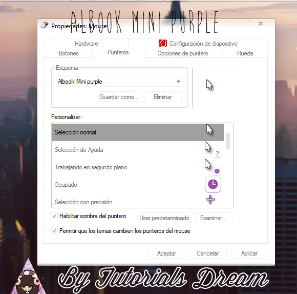 Albook Mini Purple cursor