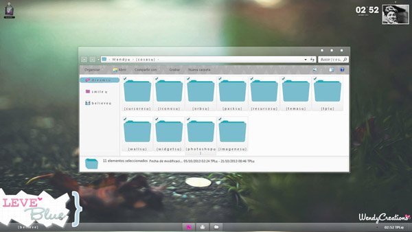 Leve Blue for win7 theme