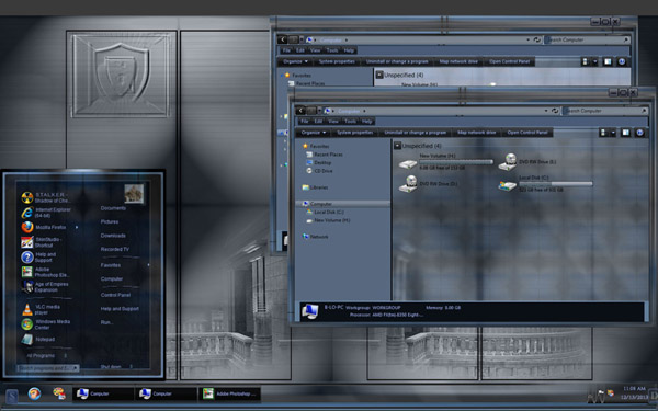 Messiah FOR win7 wb themes