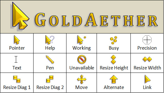 GoldAether for mouse cursors