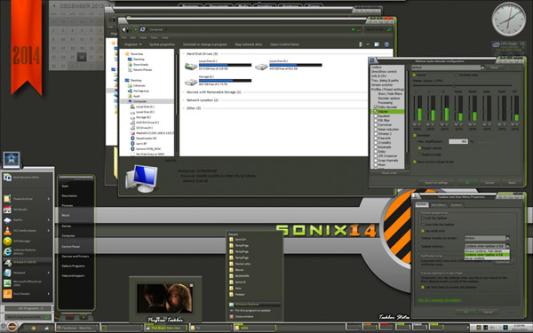 Sonix14 for windows 7 themes