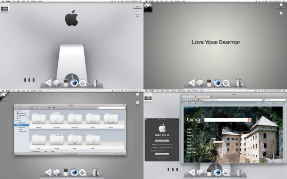 Snow Leopard White for Mac OS X Themes