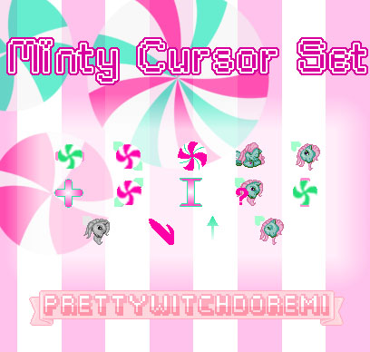 Minty Cursor Set mouse pointers free download