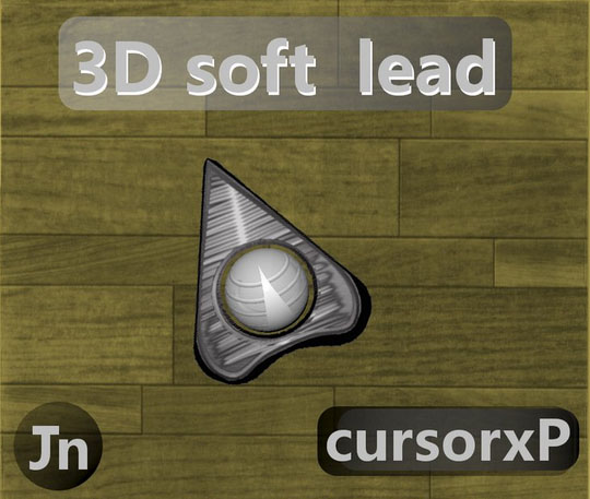 3D soft lead for windows mouse pointers 