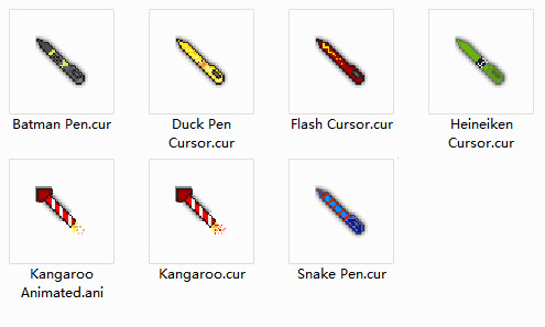 Special Pens Cursors