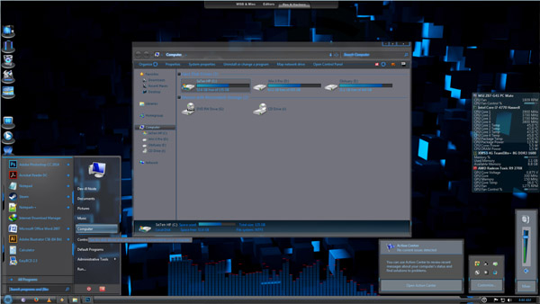 Anomaly 7K for win7 theme download