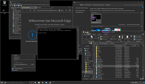 GreyEveTheme V2.1 - Windows 10 High Contrast Theme