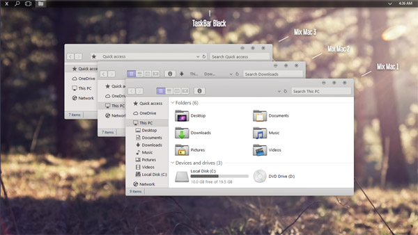 mac theme in windows 10