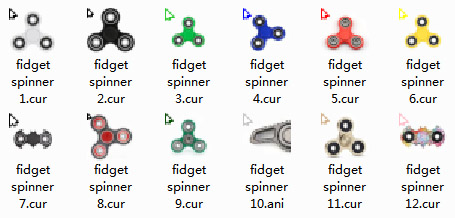 fidget spinners Mouse Cursors