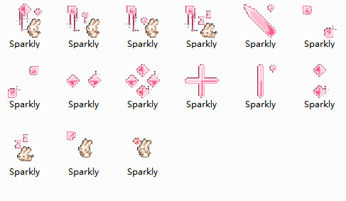 Sparkly Bunny Mouse Cursors