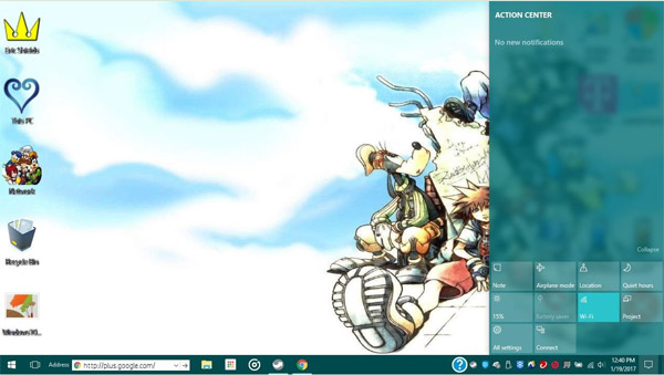 Kingdom Hearts Final Mix for win10 themes