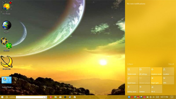 Moon Casting for windows 10 themes
