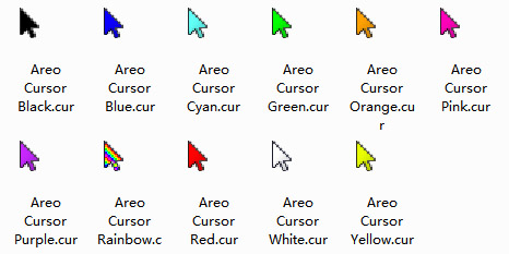 Areo Color Pack Mouse Cursors