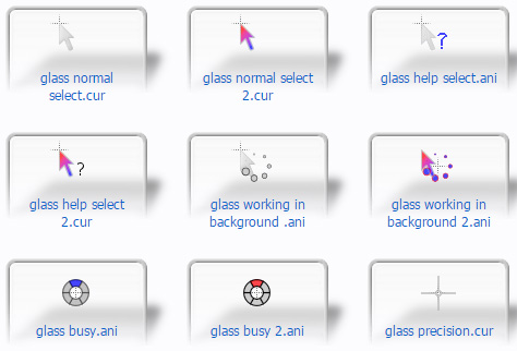 glass Mouse Cursors