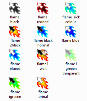 Flameing Mouse Cursors