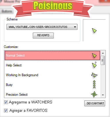 Poisinous cursor