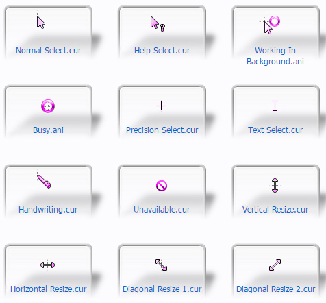 free Pink Mouse Cursors