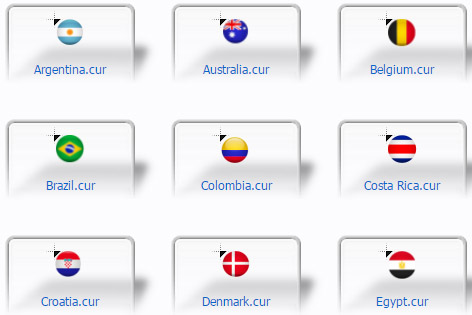 free World Russia 2018/ 32 Flags Cursors