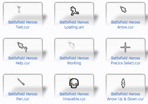 Battlefield Heroes full Cursors