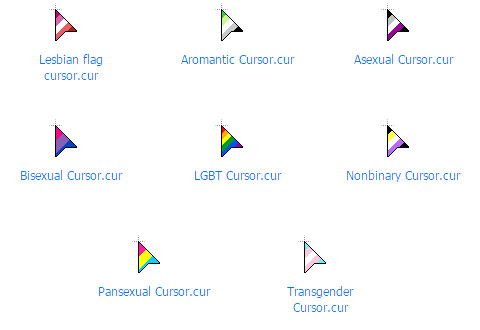 free LGBT Pride for custom windows cursors