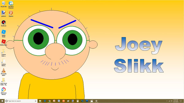 free Joey Slikk for Windows 10 Theme