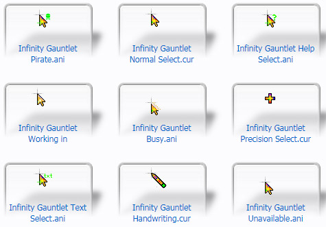 Infinity Gauntlet Mouse Cursors