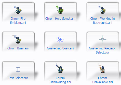Chrom Fire Emblem Awakening Cursors