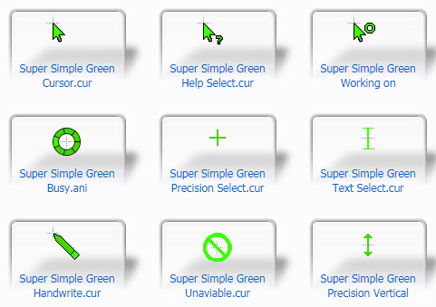 Super Simple Green Cursors
