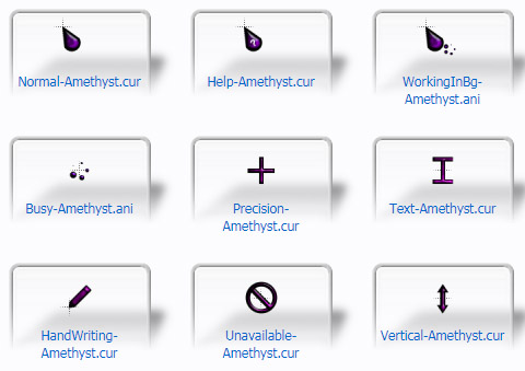 Amethyst Mouse Cursors