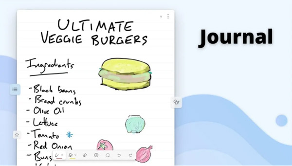 Journal - Microsoft Garage project for windows 10