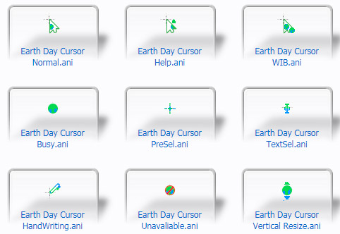 Earth Day for Mouse Cursors