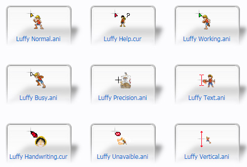 Luffy Punter Mouse Cursors
