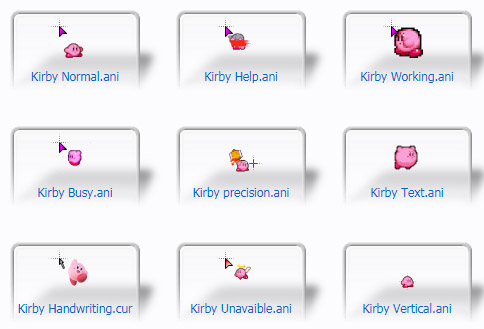 Kirby Mouse Cursors