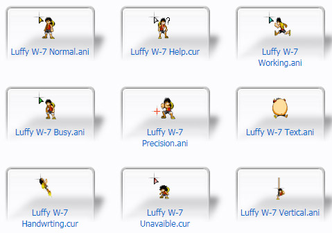 Luffy Water 7 HD Mouse Cursors