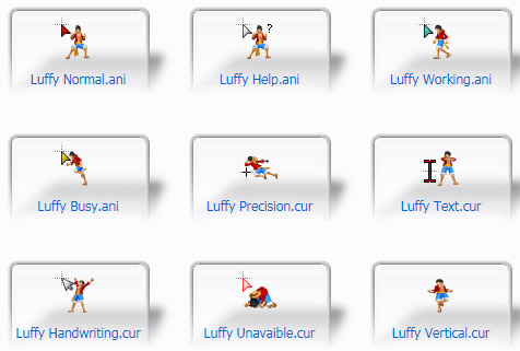 Ultimate Luffy Mouse Cursors