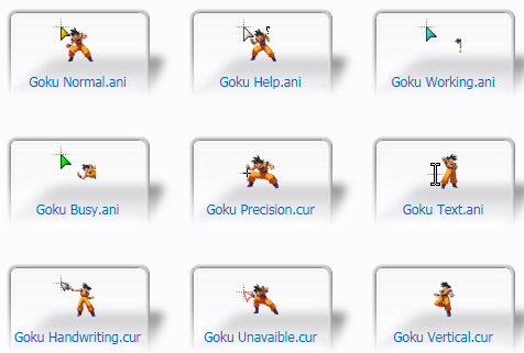 Son Goku for pc Mouse Cursors