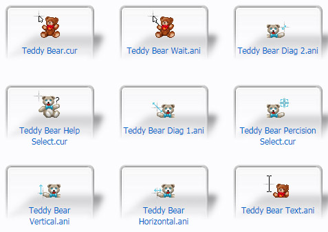 Teddy Bear Mouse Cursors